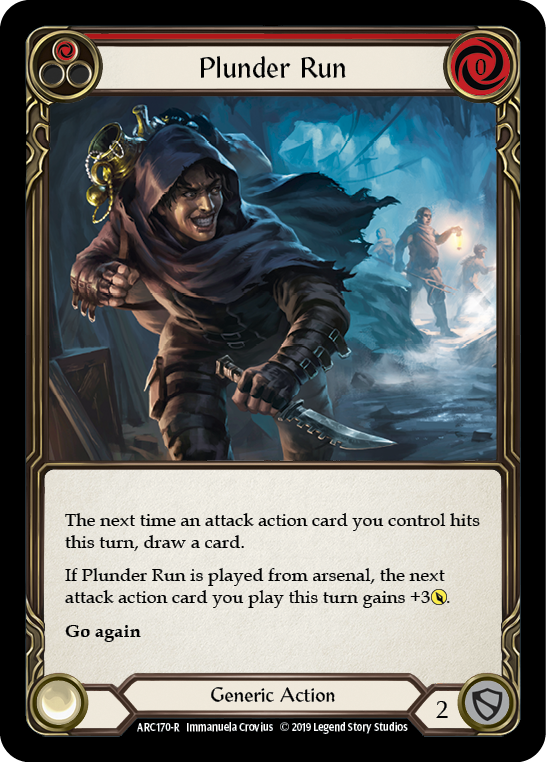 Plunder Run (Red) [ARC170-R] (Arcane Rising)  1st Edition Normal | Webway Games