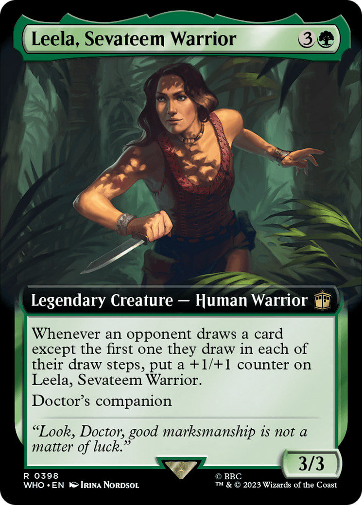 Leela, Sevateem Warrior (Extended Art) [Doctor Who] | Webway Games