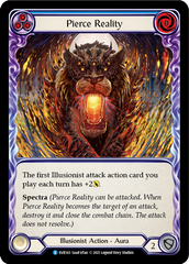 Pierce Reality (Blue) [EVR143] (Everfest)  1st Edition Rainbow Foil | Webway Games