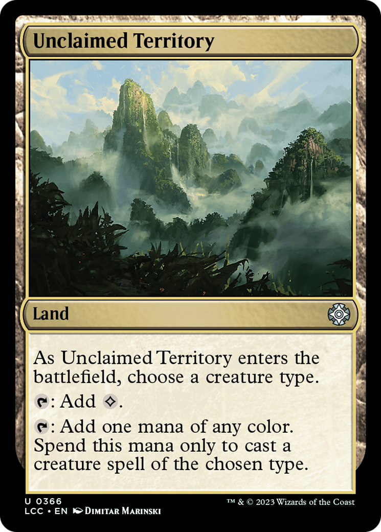 Unclaimed Territory [The Lost Caverns of Ixalan Commander] | Webway Games