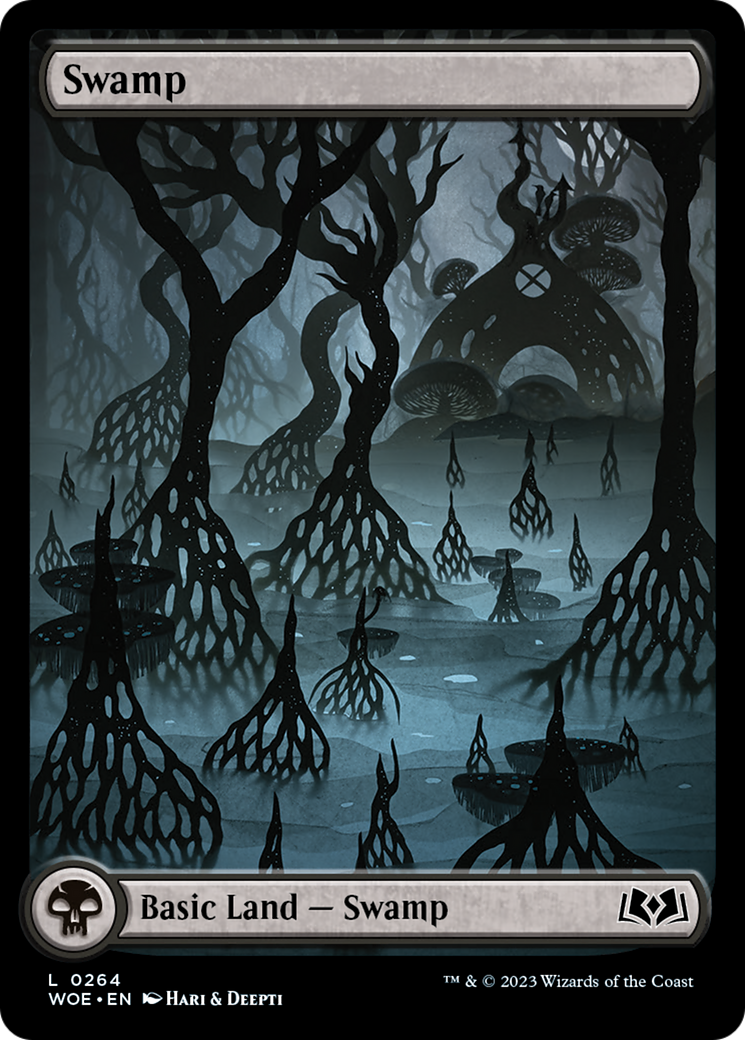 Swamp (264) (Full-Art) [Wilds of Eldraine] | Webway Games