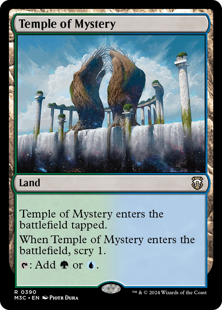 Temple of Mystery (Ripple Foil) [Modern Horizons 3 Commander] | Webway Games