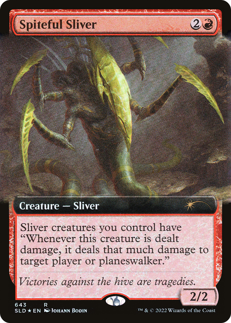 Spiteful Sliver (Extended Art) [Secret Lair Drop Promos] | Webway Games