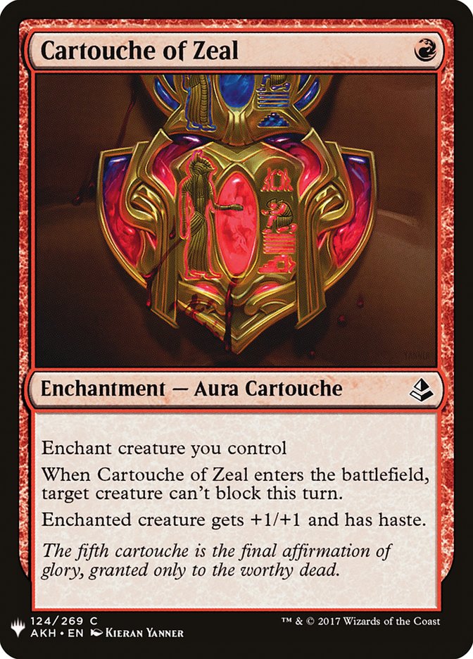 Cartouche of Zeal [Mystery Booster] | Webway Games
