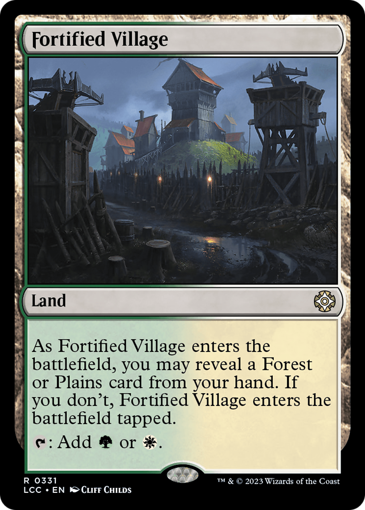 Fortified Village [The Lost Caverns of Ixalan Commander] | Webway Games