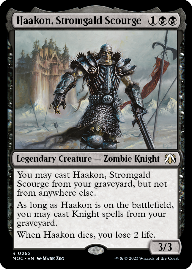 Haakon, Stromgald Scourge [March of the Machine Commander] | Webway Games