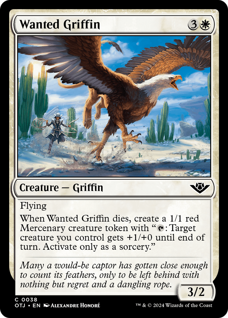 Wanted Griffin [Outlaws of Thunder Junction] | Webway Games