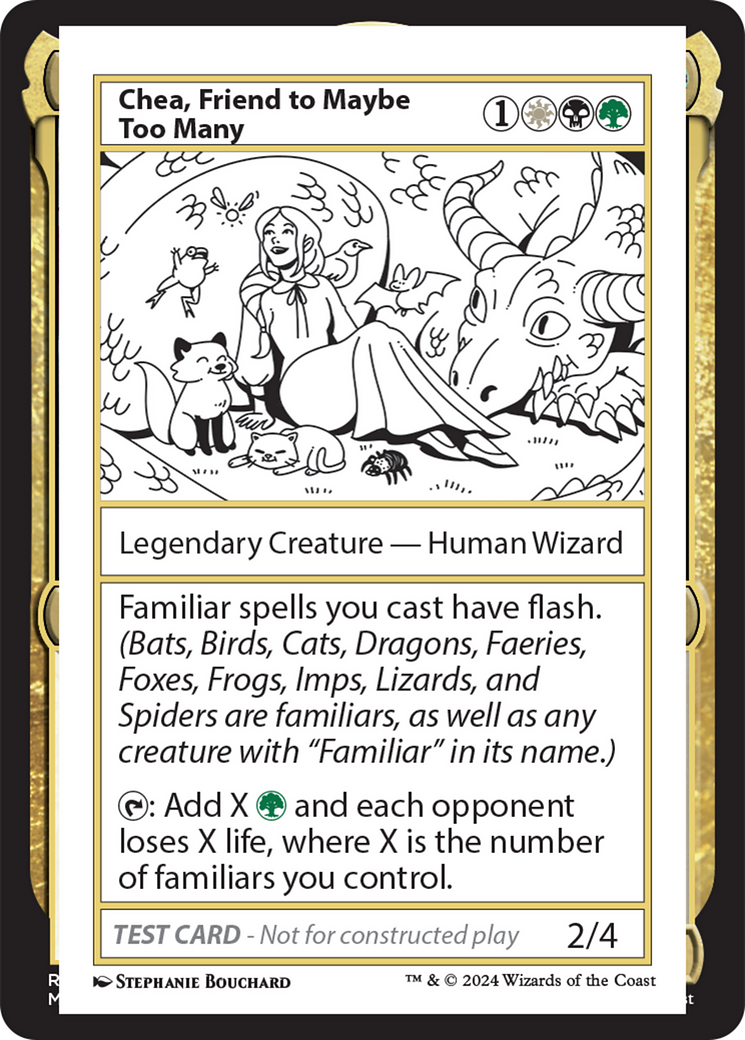 Chea, Friend to Maybe Too Many [Mystery Booster 2 Playtest Cards] | Webway Games