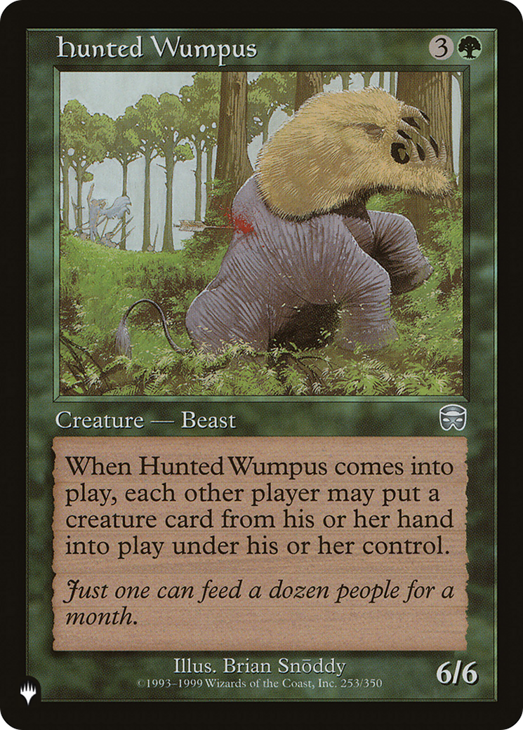 Hunted Wumpus [The List] | Webway Games