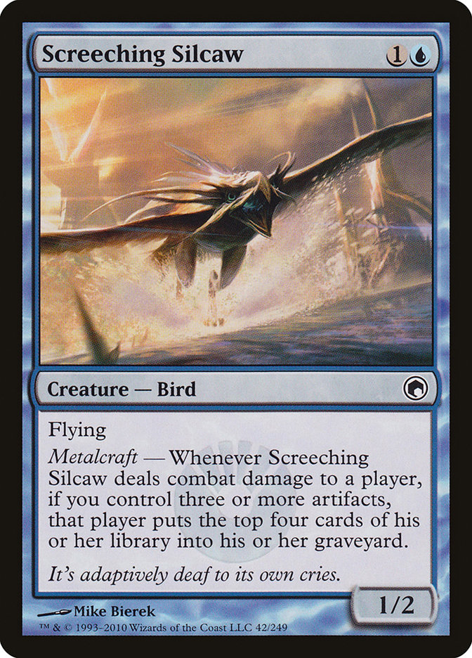 Screeching Silcaw [Scars of Mirrodin] | Webway Games