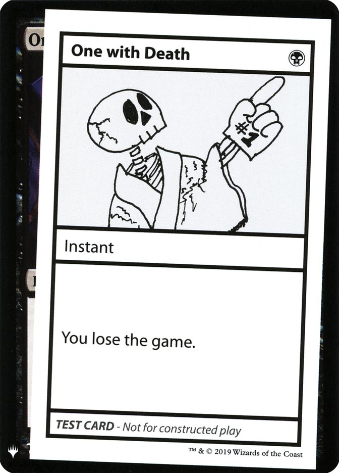One with Death [Mystery Booster Playtest Cards] | Webway Games