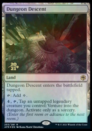 Dungeon Descent [Dungeons & Dragons: Adventures in the Forgotten Realms Prerelease Promos] | Webway Games