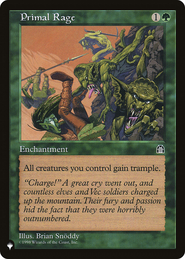Primal Rage [The List] | Webway Games