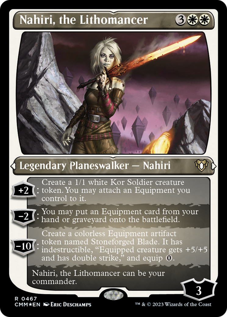 Nahiri, the Lithomancer (Foil Etched) [Commander Masters] | Webway Games