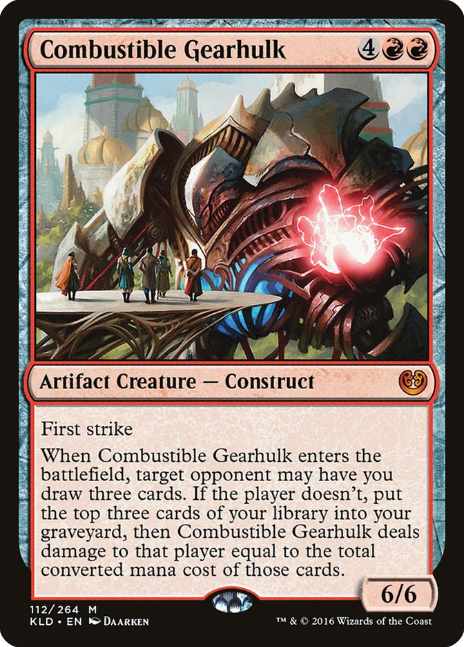 Combustible Gearhulk [Kaladesh] | Webway Games