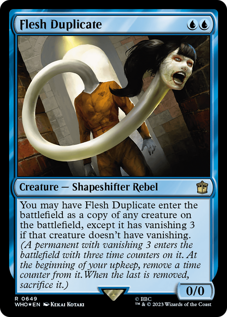 Flesh Duplicate (Surge Foil) [Doctor Who] | Webway Games