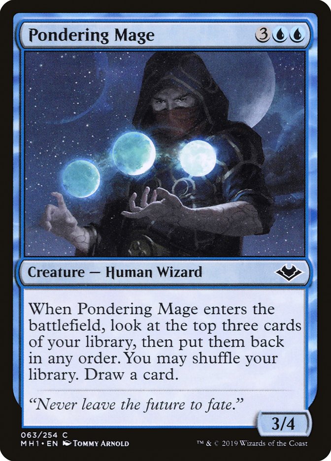 Pondering Mage [Modern Horizons] | Webway Games