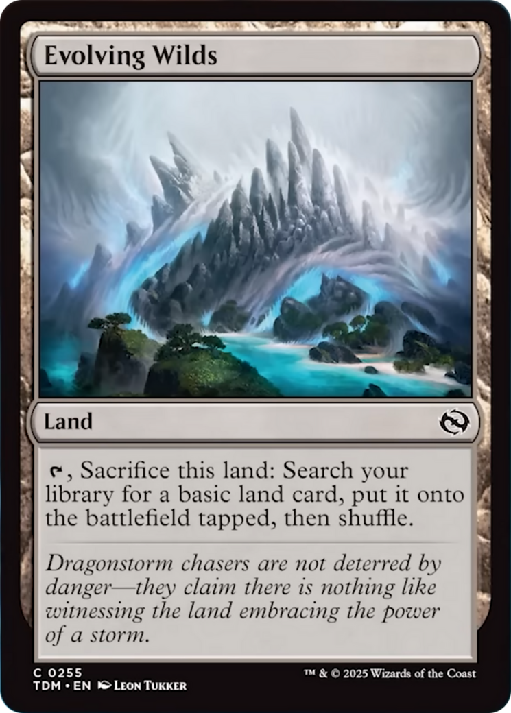 Evolving Wilds [Tarkir: Dragonstorm] | Webway Games