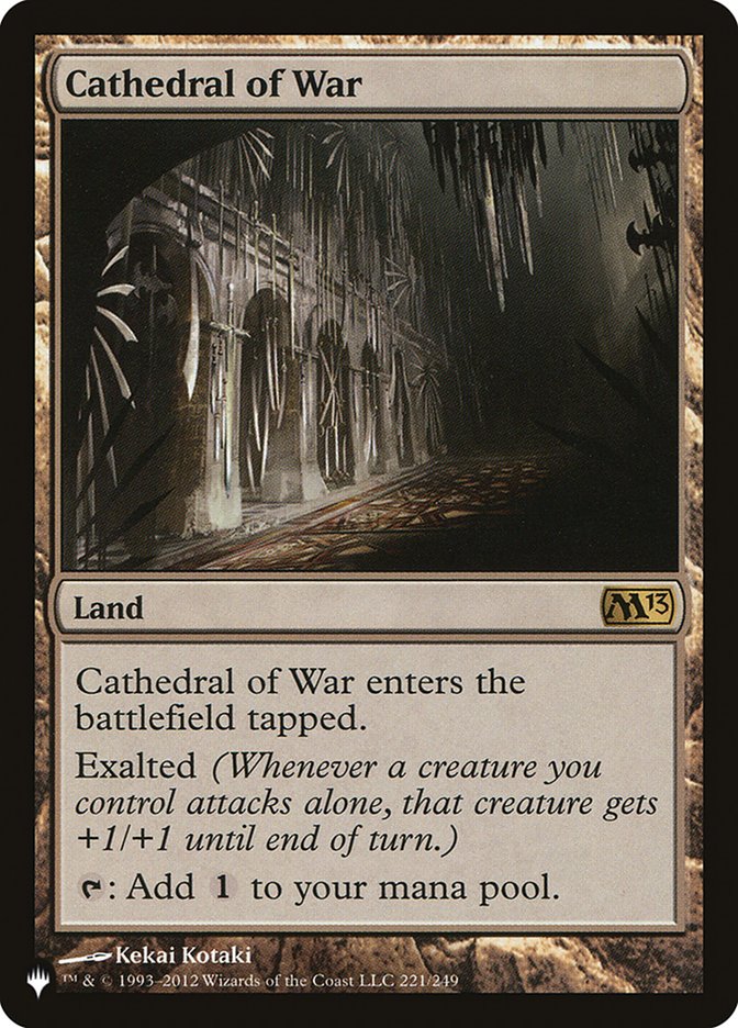Cathedral of War [The List] | Webway Games