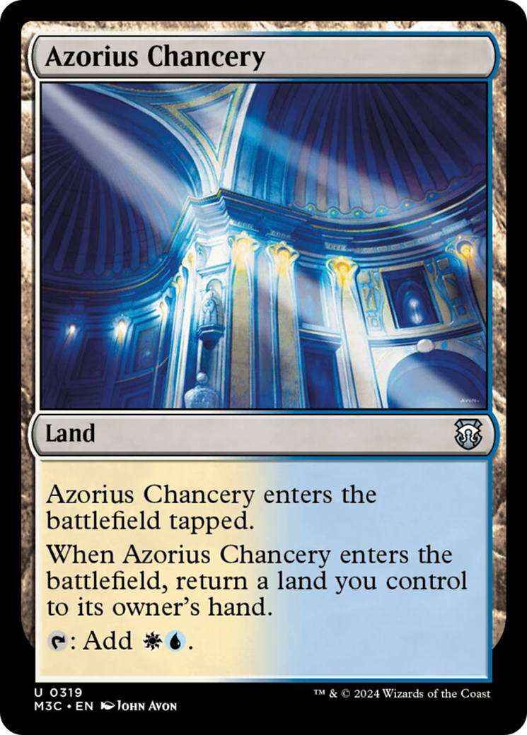 Azorius Chancery [Modern Horizons 3 Commander] | Webway Games
