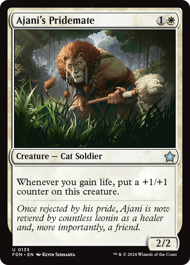 Ajani's Pridemate [Foundations] | Webway Games
