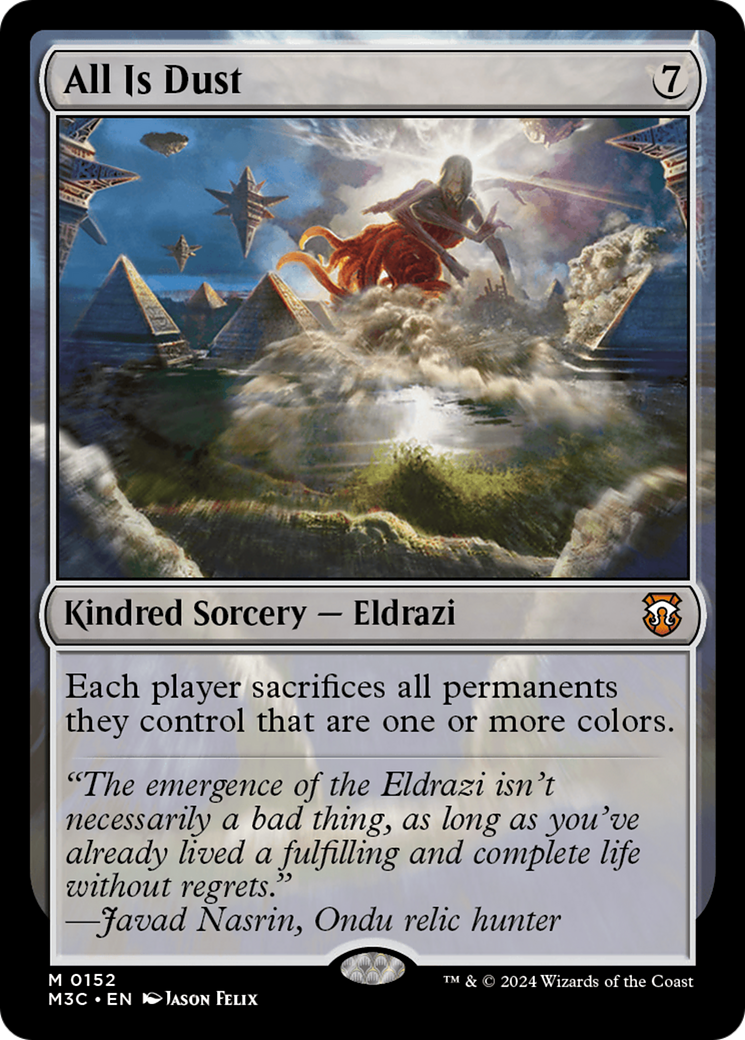 All Is Dust (Ripple Foil) [Modern Horizons 3 Commander] | Webway Games
