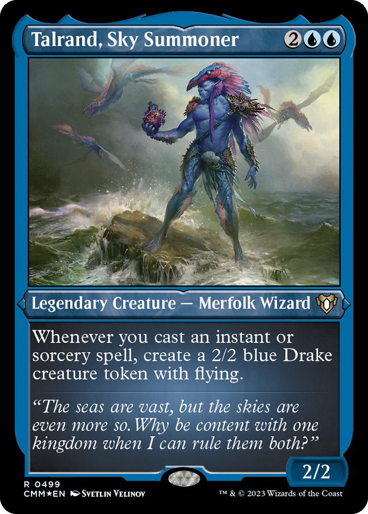 Talrand, Sky Summoner (Foil Etched) [Commander Masters] | Webway Games