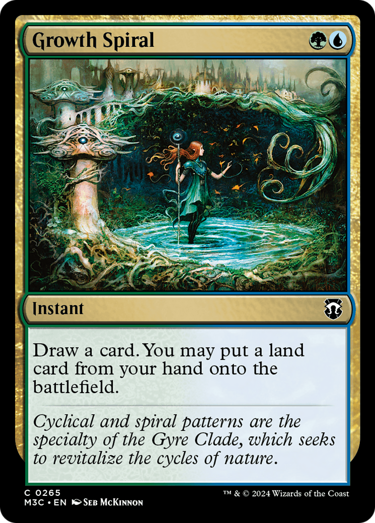 Growth Spiral (Ripple Foil) [Modern Horizons 3 Commander] | Webway Games