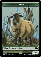 Insect // Sheep Double-Sided Token [Dominaria Remastered Tokens] | Webway Games