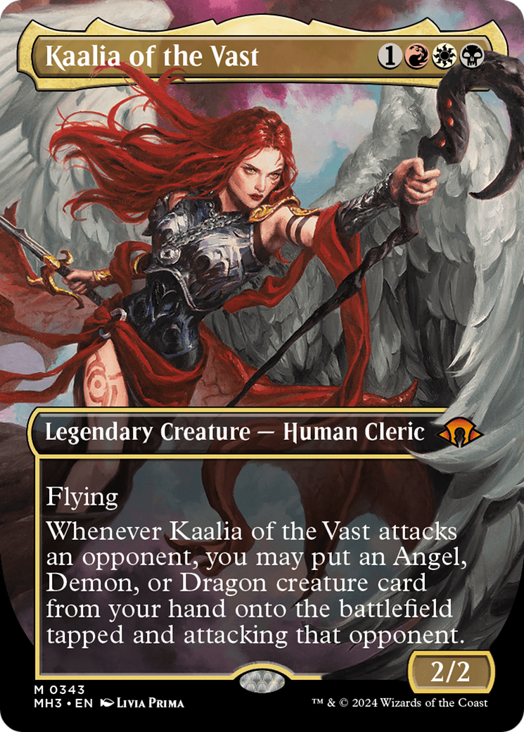 Kaalia of the Vast (Borderless) (0343) [Modern Horizons 3] | Webway Games