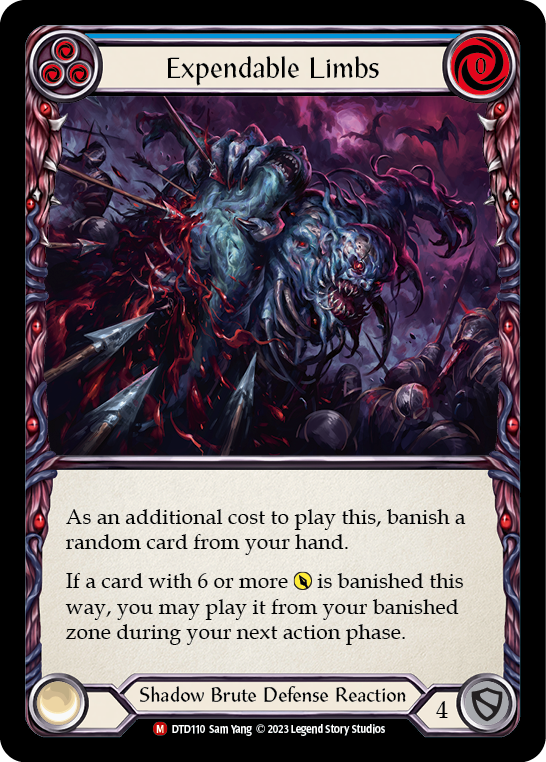 Expendable Limbs [DTD110] (Dusk Till Dawn)  Rainbow Foil | Webway Games