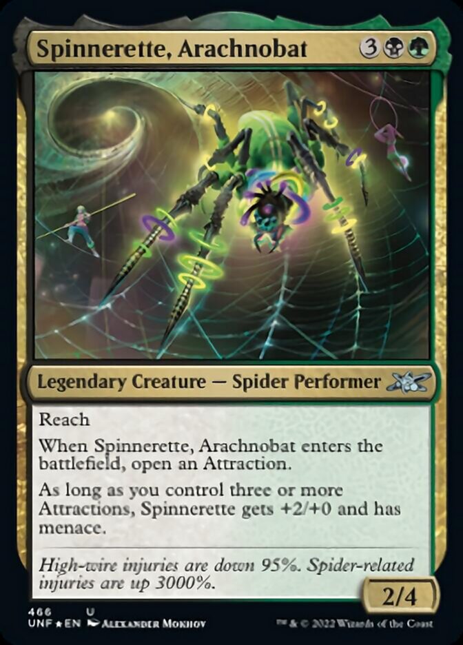 Spinnerette, Arachnobat (Galaxy Foil) [Unfinity] | Webway Games