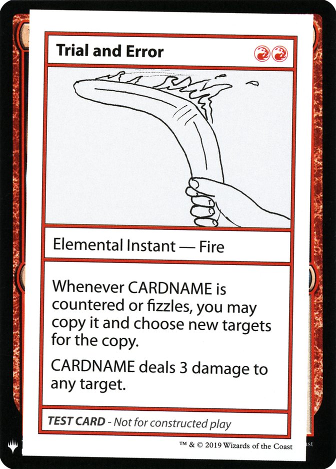 Trial and Error [Mystery Booster Playtest Cards] | Webway Games