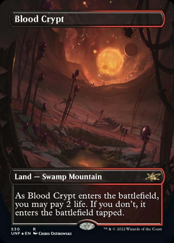 Blood Crypt (Borderless) (Galaxy Foil) [Unfinity] | Webway Games