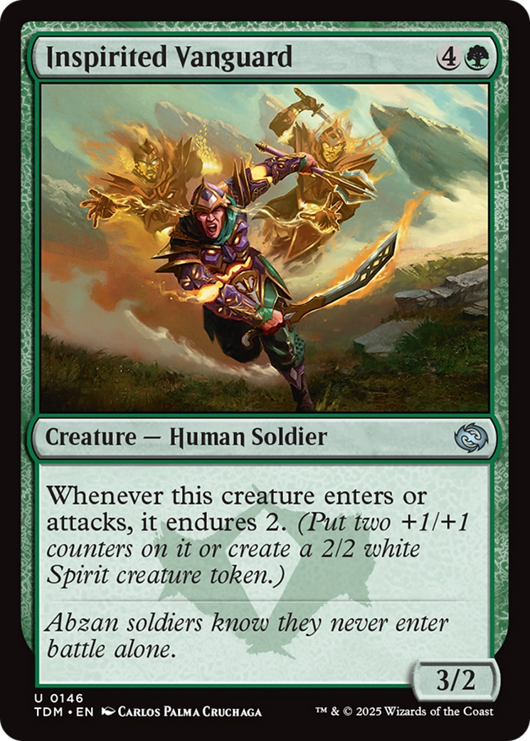 Inspirited Vanguard [Tarkir: Dragonstorm] | Webway Games