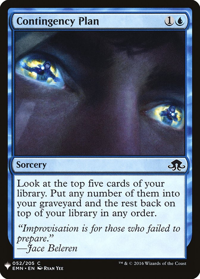 Contingency Plan [Mystery Booster] | Webway Games