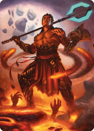 Koth, Fire of Resistance Art Card [Phyrexia: All Will Be One Art Series] | Webway Games