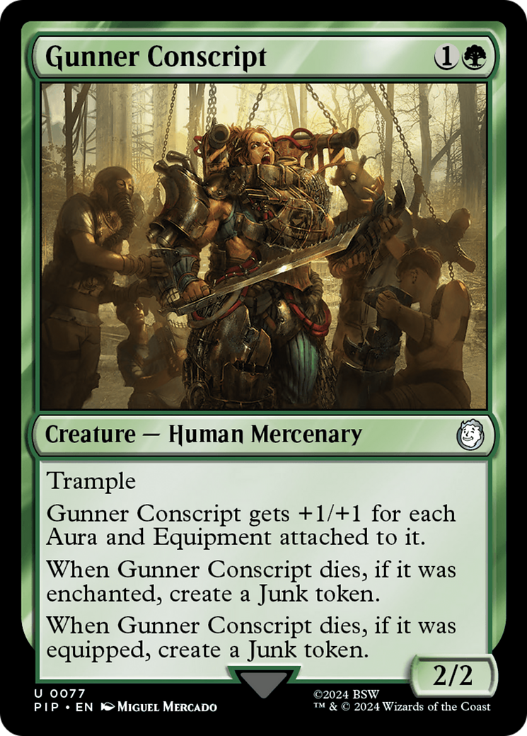 Gunner Conscript [Fallout] | Webway Games