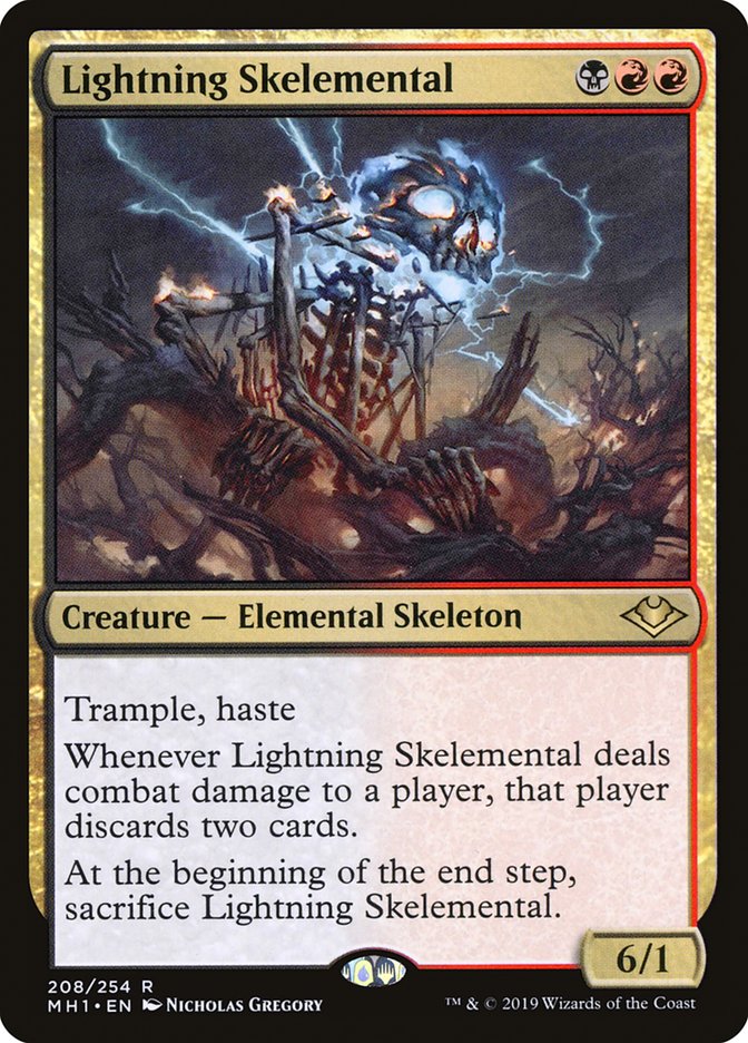 Lightning Skelemental [Modern Horizons] | Webway Games