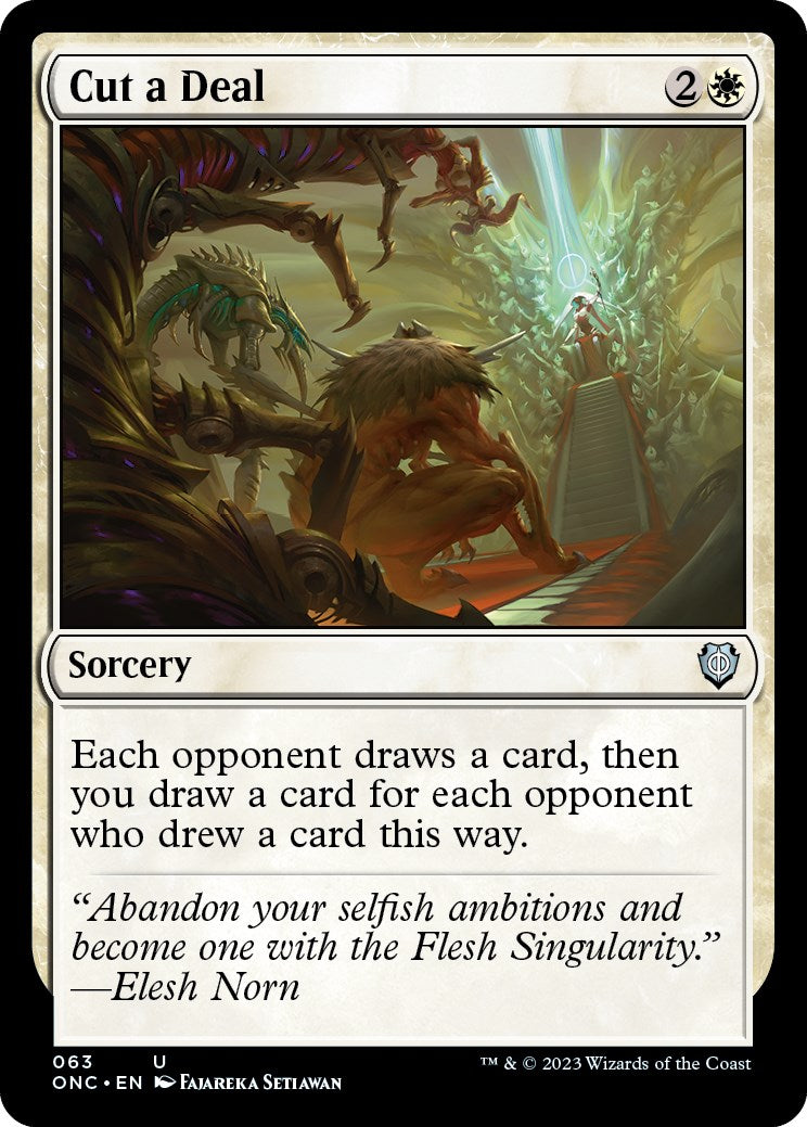 Cut a Deal [Phyrexia: All Will Be One Commander] | Webway Games