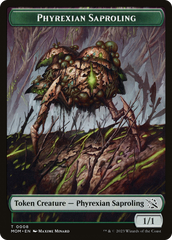 Monk // Phyrexian Saproling Double-Sided Token [March of the Machine Tokens] | Webway Games
