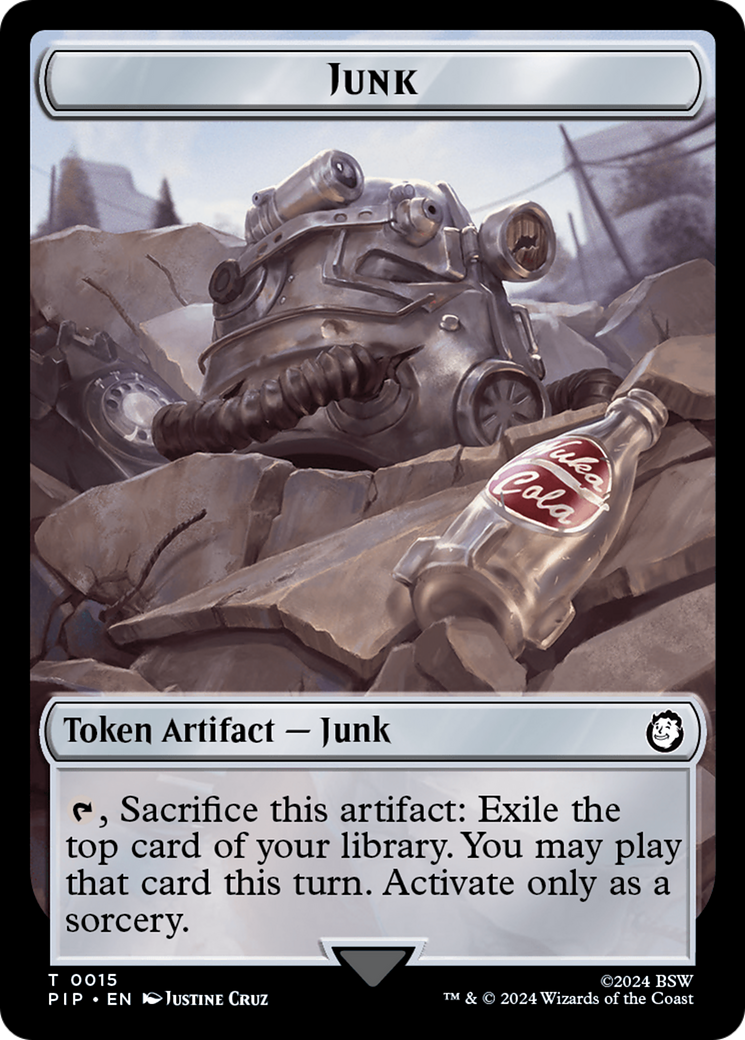 Copy // Junk Double-Sided Token [Fallout Tokens] | Webway Games