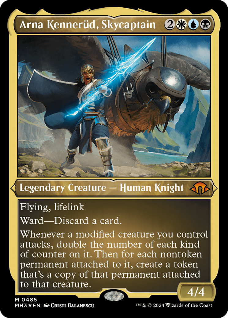 Arna Kennerud, Skycaptain (Foil Etched) [Modern Horizons 3] | Webway Games