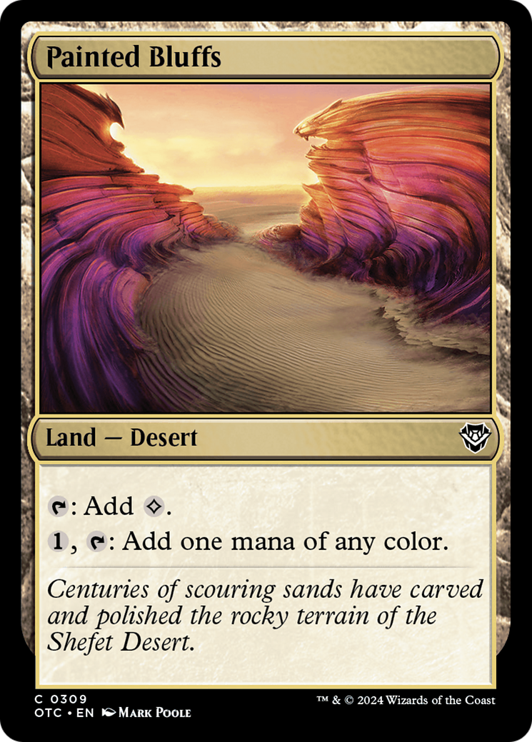 Painted Bluffs [Outlaws of Thunder Junction Commander] | Webway Games