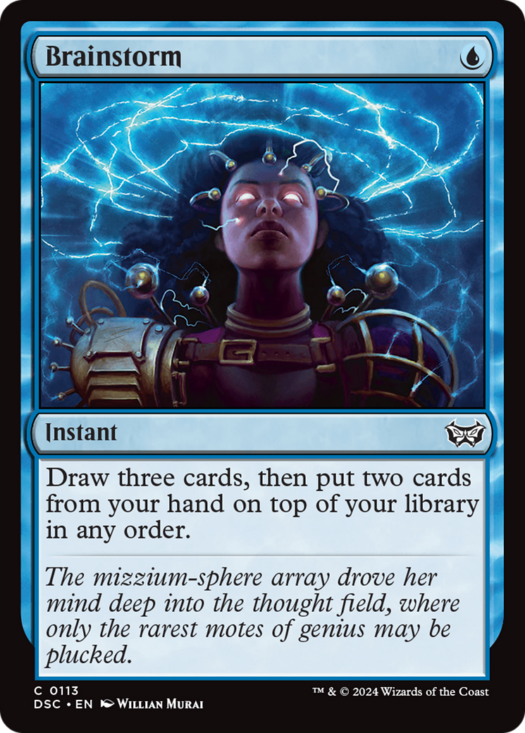 Brainstorm [Duskmourn: House of Horror Commander] | Webway Games