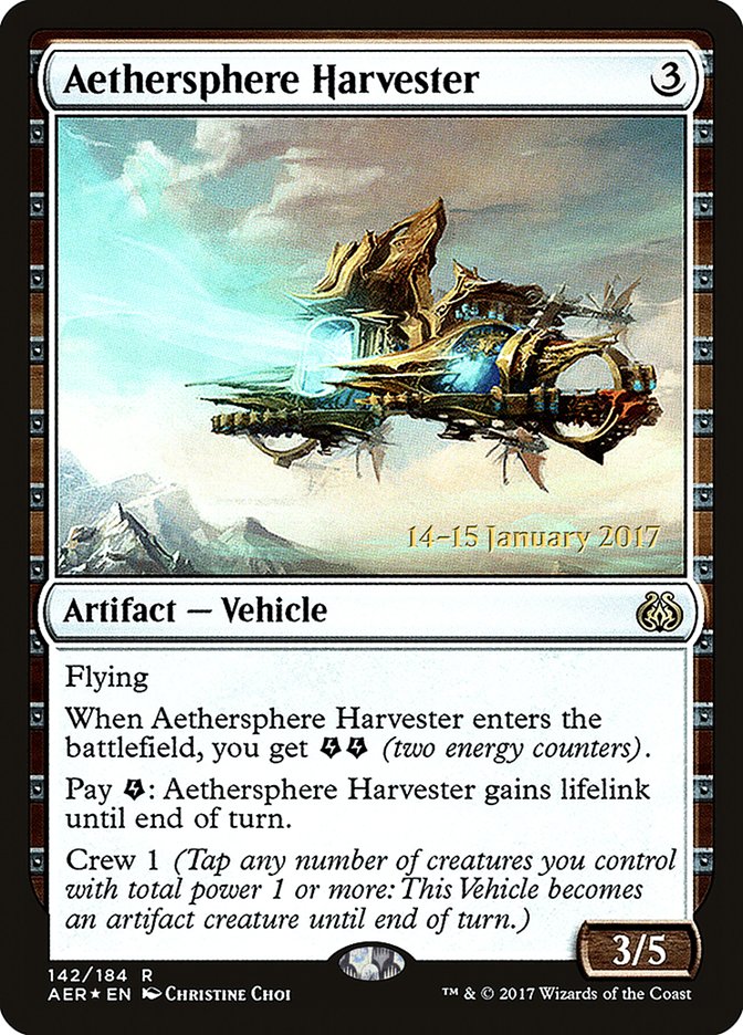 Aethersphere Harvester [Aether Revolt Prerelease Promos] | Webway Games