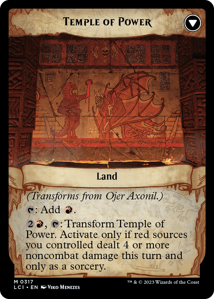 Ojer Axonil, Deepest Might // Temple of Power (Showcase) [The Lost Caverns of Ixalan] | Webway Games