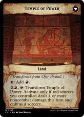 Ojer Axonil, Deepest Might // Temple of Power (Showcase) [The Lost Caverns of Ixalan] | Webway Games