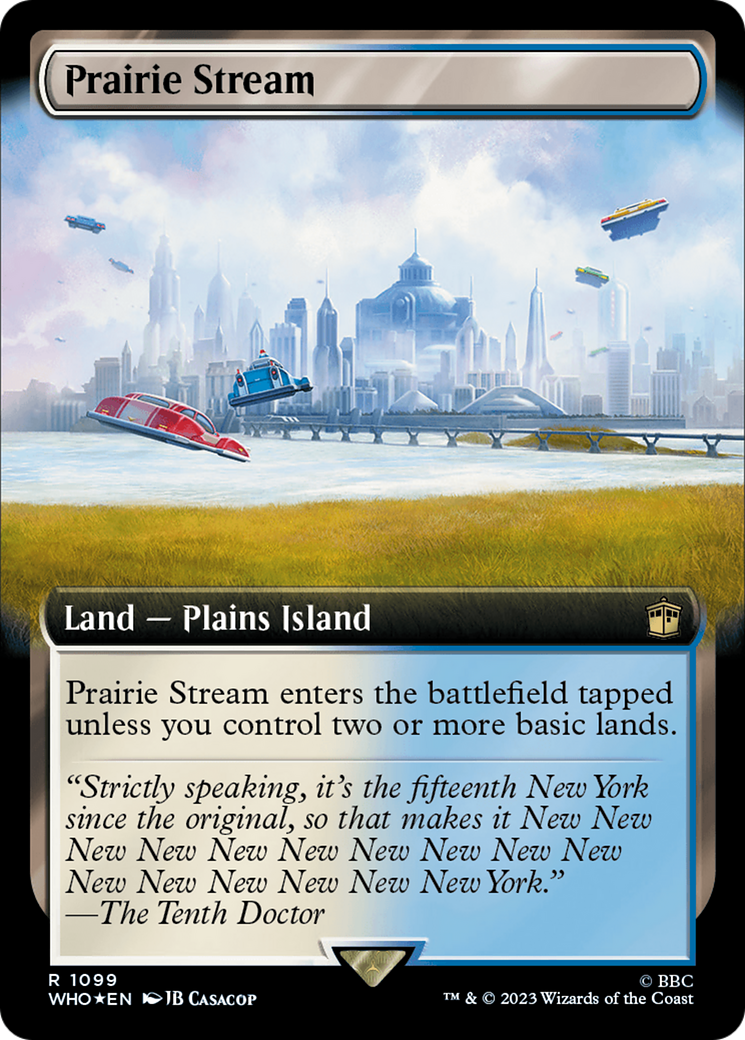 Prairie Stream (Extended Art) (Surge Foil) [Doctor Who] | Webway Games