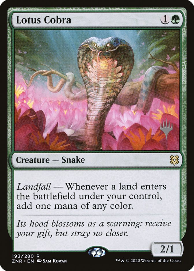 Lotus Cobra (Promo Pack) [Zendikar Rising Promos] | Webway Games